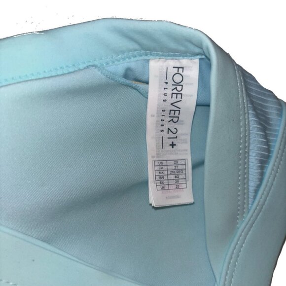 Forever 21+ Turquoise Bikini Top Brand New! - Picture 4 of 5